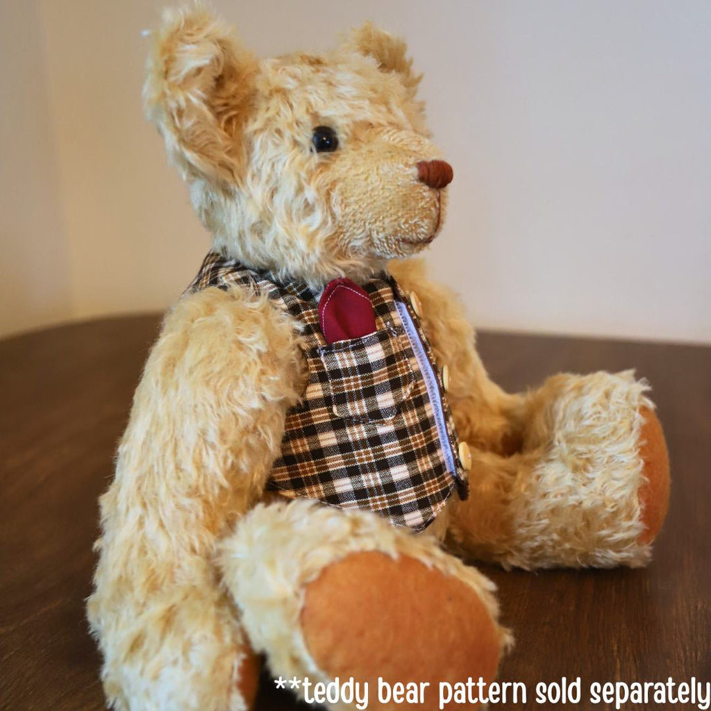 Formal Wear for Teddies PDF Sewing Pattern