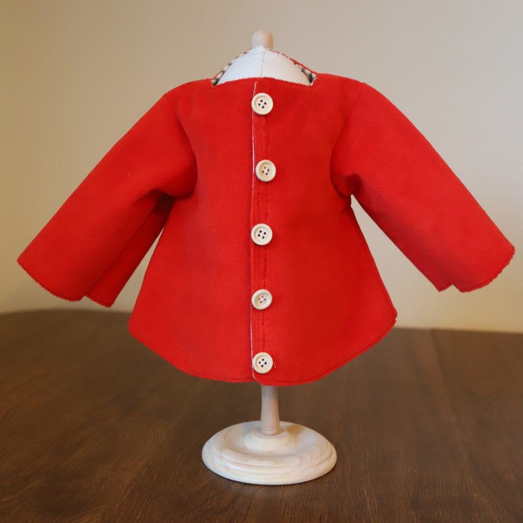 Ashbourne Coat for Teddies PDF Sewing Pattern