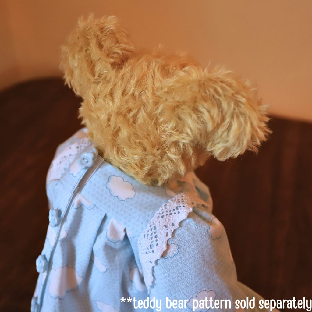 Rosethorne Nightgown for Teddies PDF Sewing Pattern