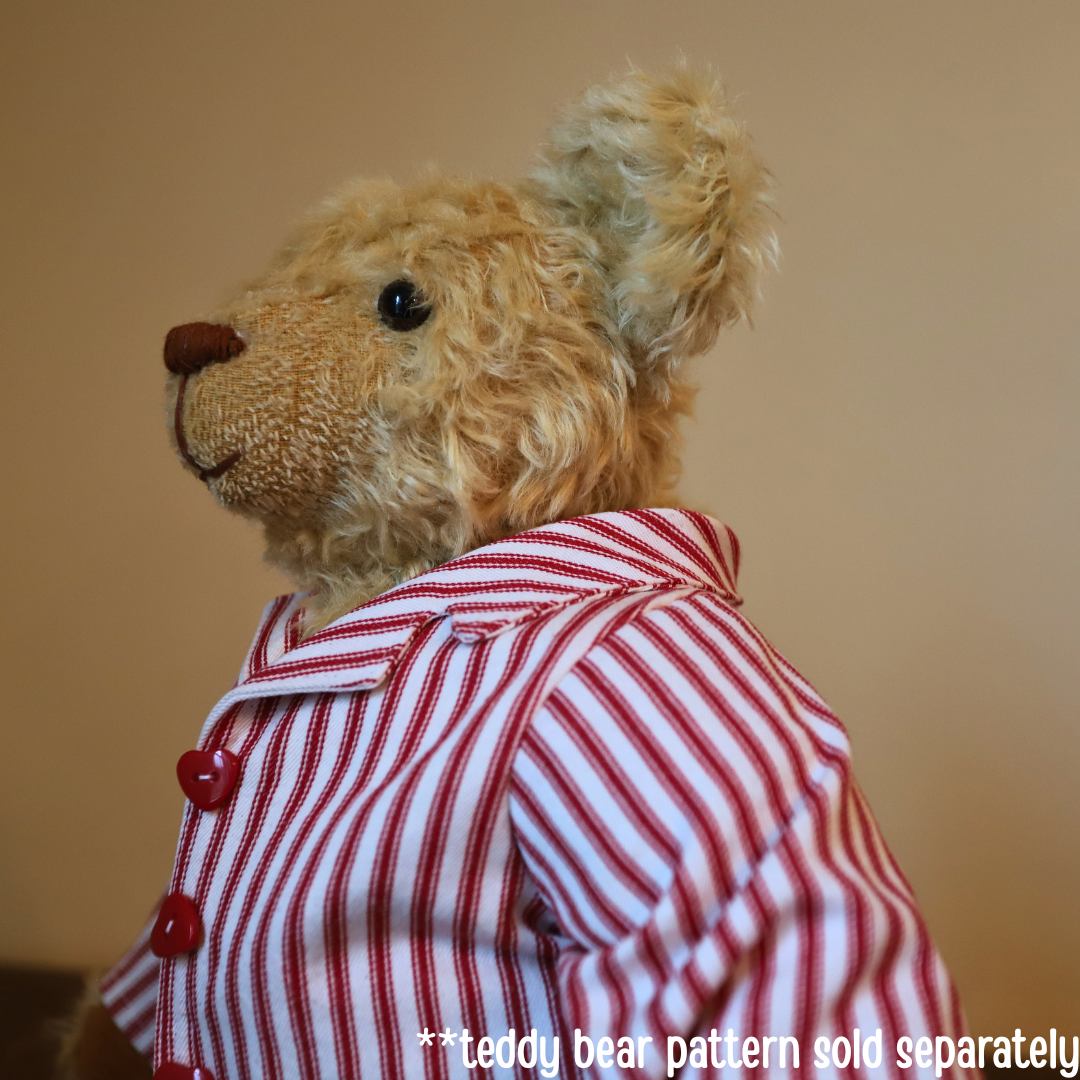 Candlewick Pajamas for Teddies PDF Sewing Pattern