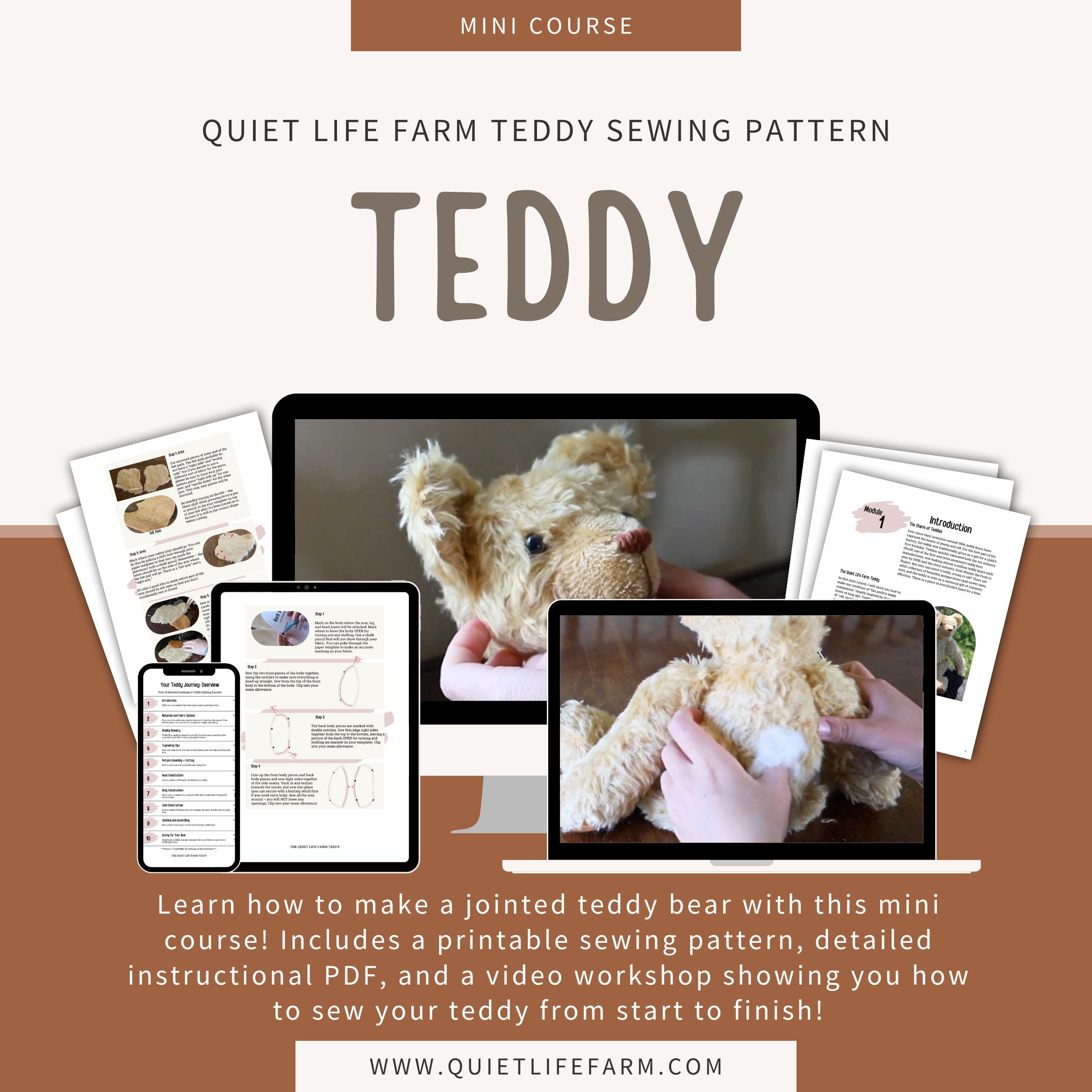 The Quiet Life Farm Teddy Mini Course