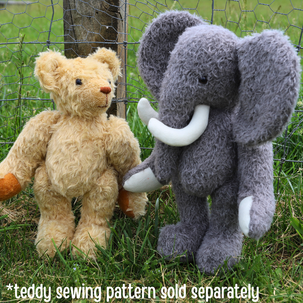 The Quiet Life Farm Elephant Sewing Pattern with Video Tutorial