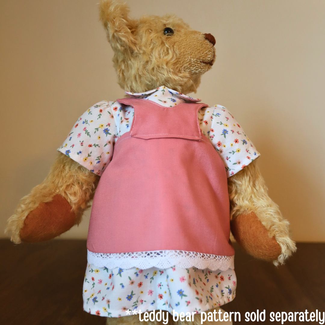 Apron Dress for Teddies PDF Sewing Pattern Bundle