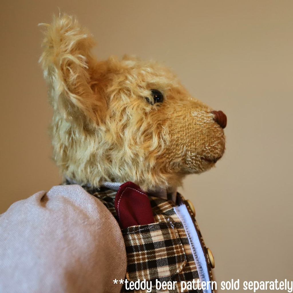 Formal Wear for Teddies PDF Sewing Pattern