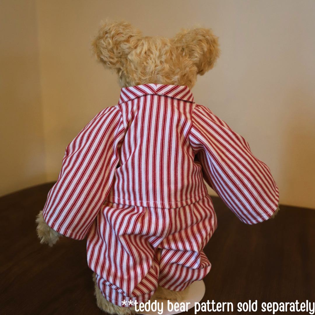 Candlewick Pajamas for Teddies PDF Sewing Pattern