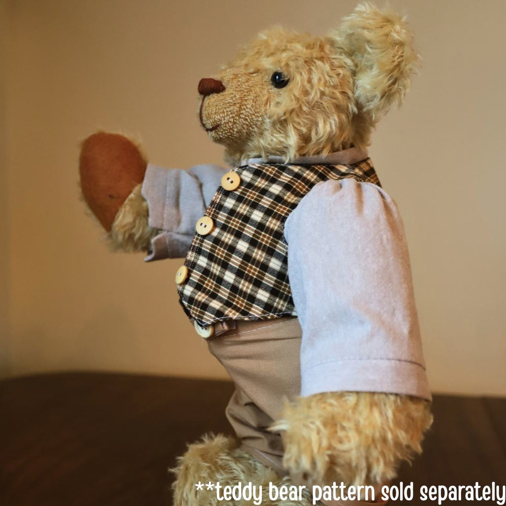 Formal Wear for Teddies PDF Sewing Pattern