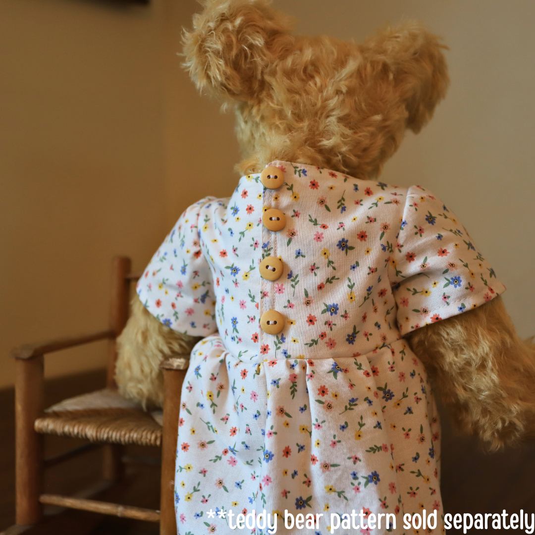 Apron Dress for Teddies PDF Sewing Pattern Bundle